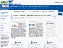 Tablet Screenshot of dslbyzip.com